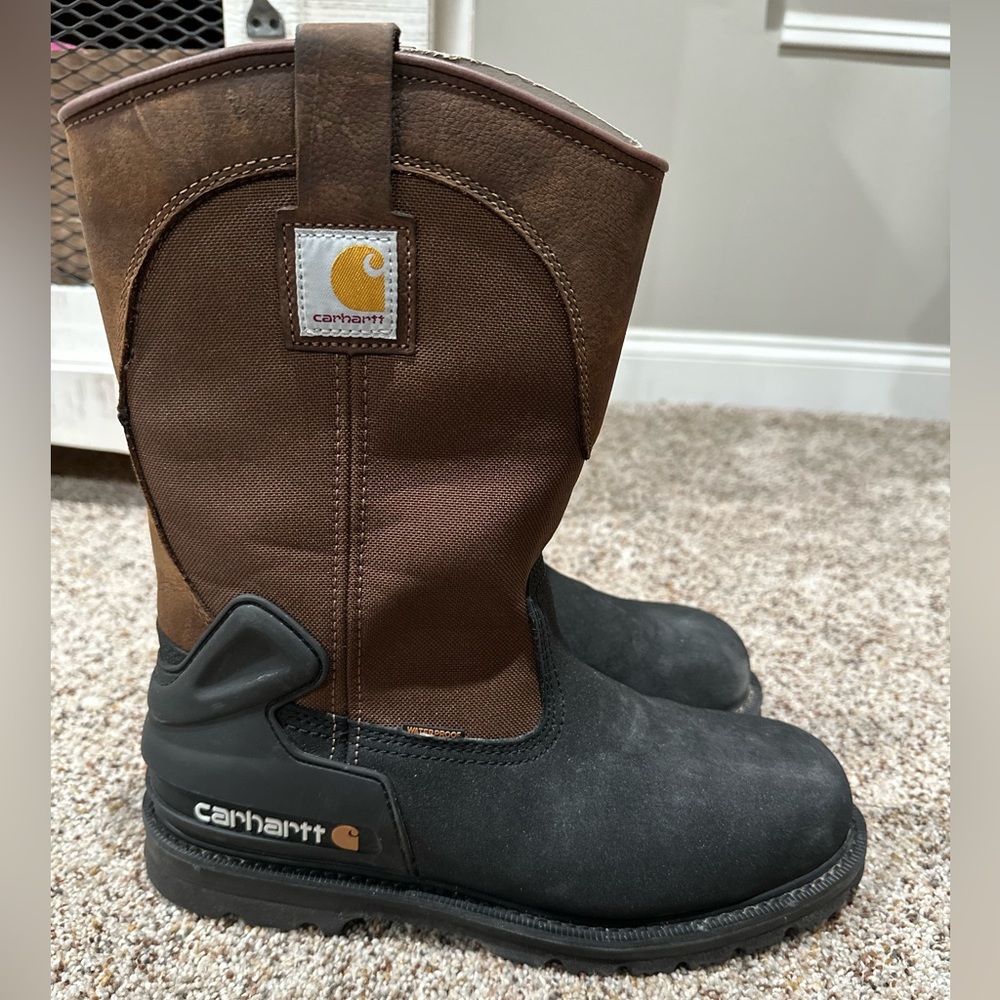 Mens carhartt boots size 11.5